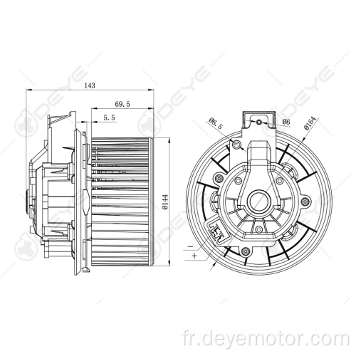 Moteurs de soufflante pour FORD EXPLORER FLEX TAURUS LINCOLN